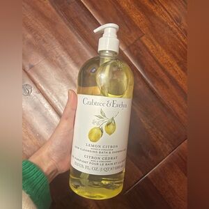 Crabtree & Evelyn Lemon Citron Body Wash Rare Jumbo Size 33.8 oz New